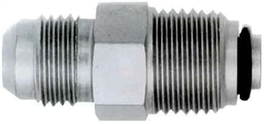 FCM2608 – AEROQUIP Power Steering Hose Adapter Fitting, -6 AN Male To M16 X 1.5 Male Thread Steel